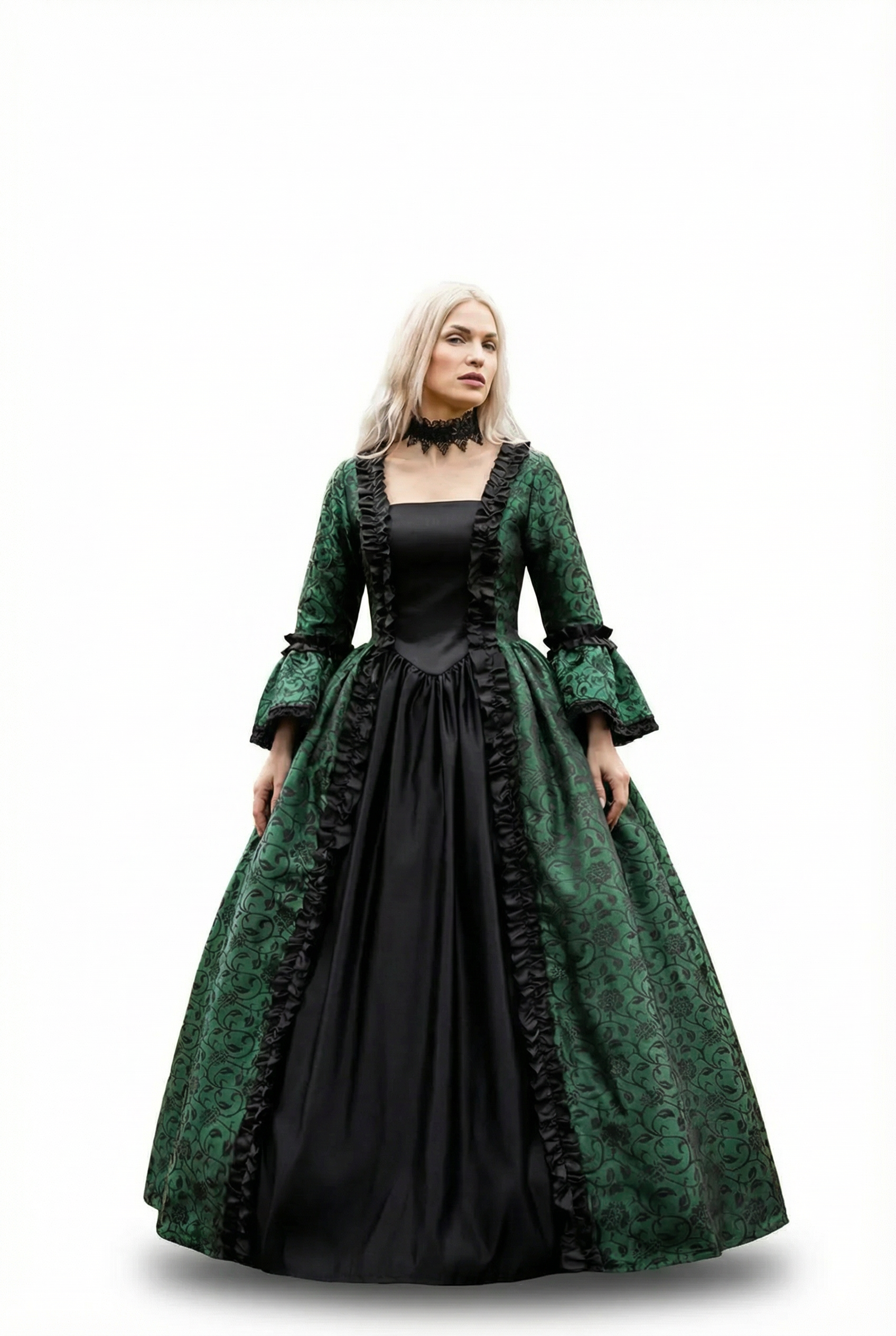 The Red Queen Renaissance Gown