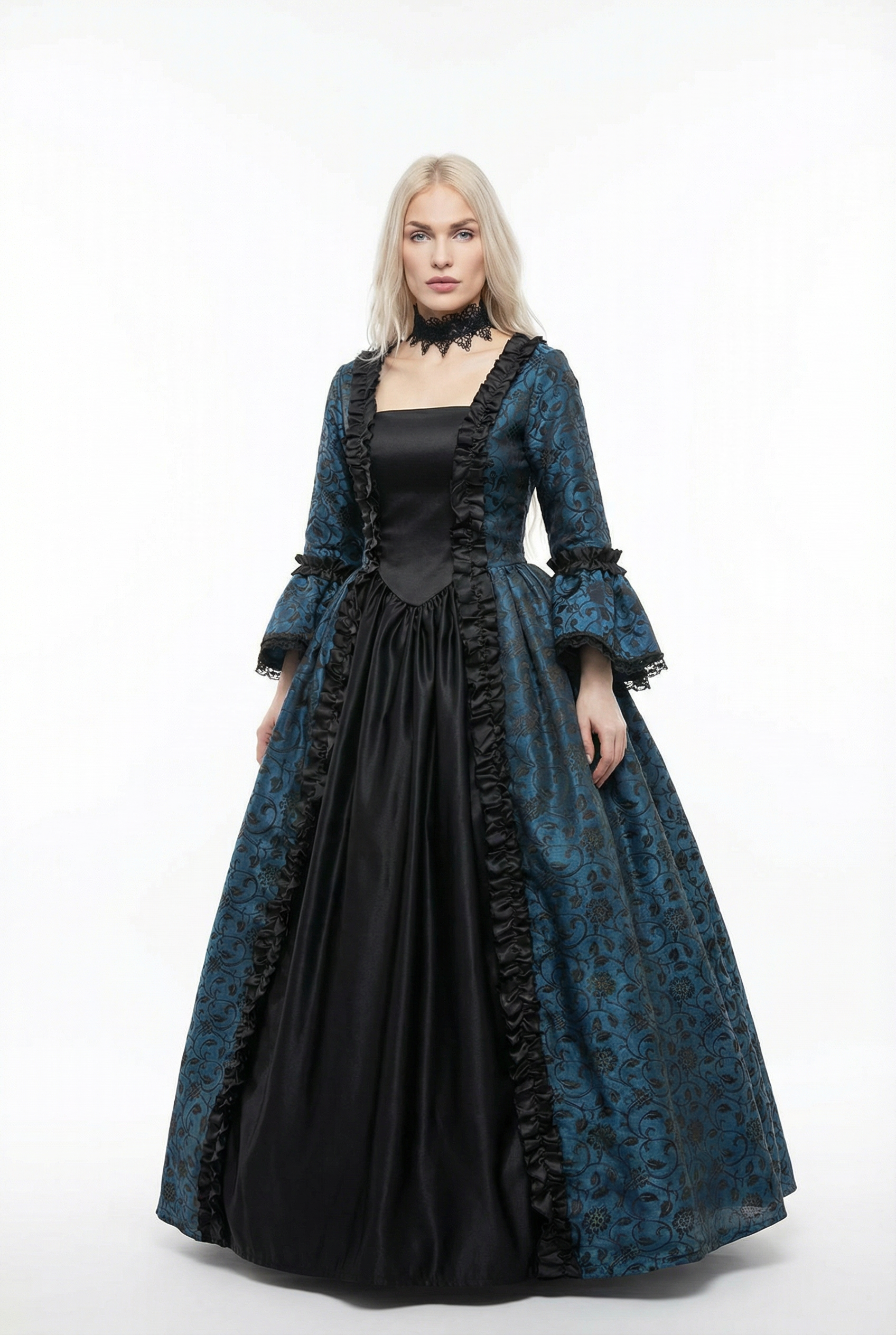 The Red Queen Renaissance Gown